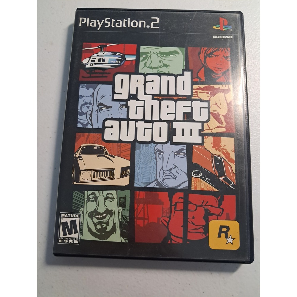 Grand Theft Auto III Sony PlayStation 2 PS2 GTA 3 Rockstar Games Complete CIB